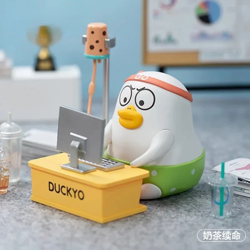 Little Duck Liu Ordinary Worker Series Kawaii Action Figure Anime Peripheral Toys Desktop Decoration Holiday Birthday Gifts