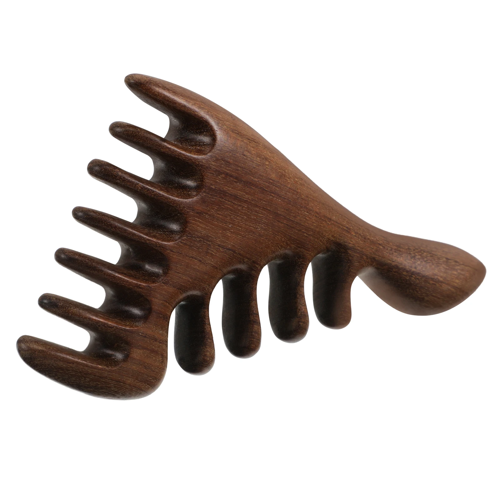 

Golden Sandalwood Massage Comb for Scalp Wide Tooth Detangling Travel Lightweight Wooden Hair Brush Curly Thick Hair Aromatic