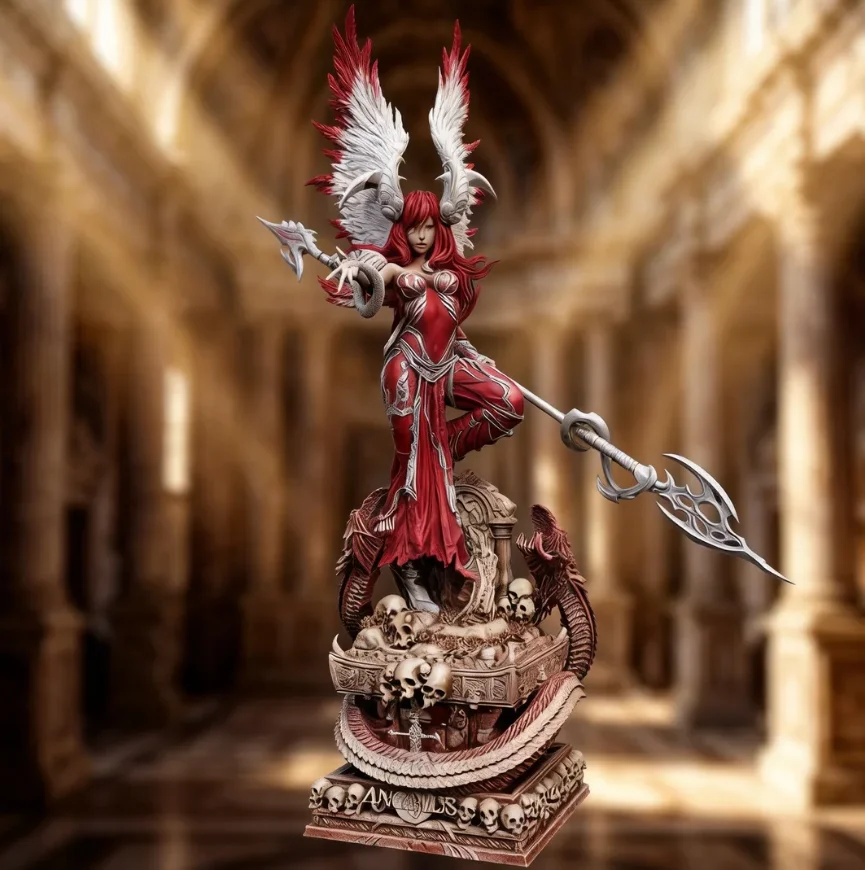 

Overall heights 65mm 95mm 110mm Resin Beauty Model Kit Colorless Self Assembly TD-7843/3D（3D Printing ）