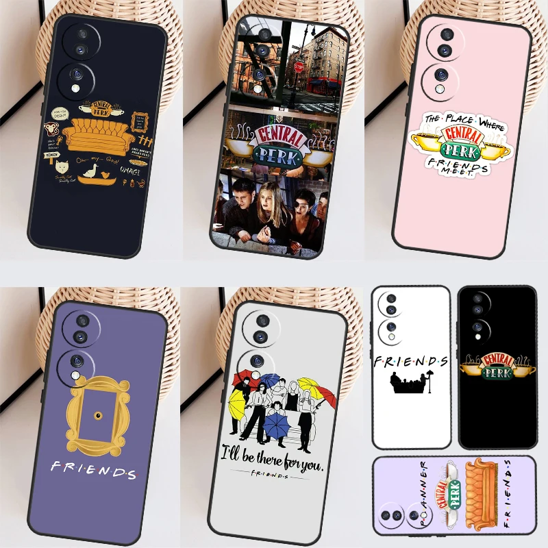 

Central Perk Friends TV Show For Honor Magic 5 Lite 90 70 50 10 Lite 8X 9X Case For Honor X8 X9 X7 X8a X9a X7a X6a Cover