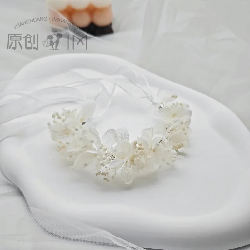 

1 шт. Advanced Sense вечный цветочный венок невесты наручный цветок