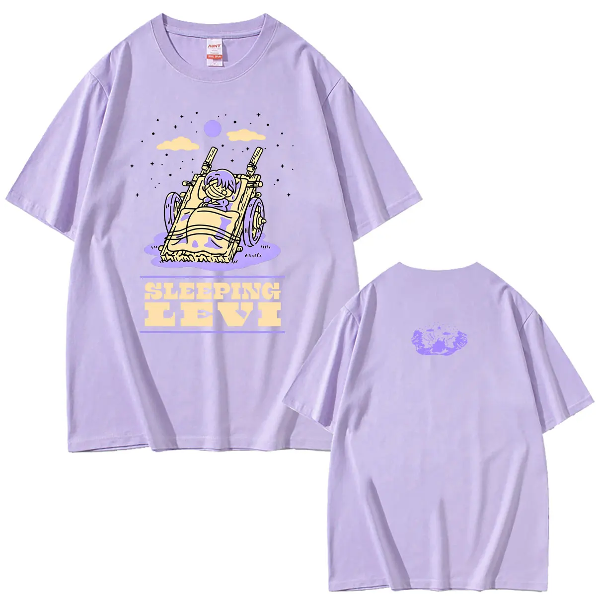 Anime „Attack on Titan“ Levi Ackerman T-Shirt im gleichen Stil für Männer und Frauen, Manga, lässiges, humorvolles T-Shirt, Herren, 100 % Baumwolle, Oversized-T-Shirt. – Detail 6