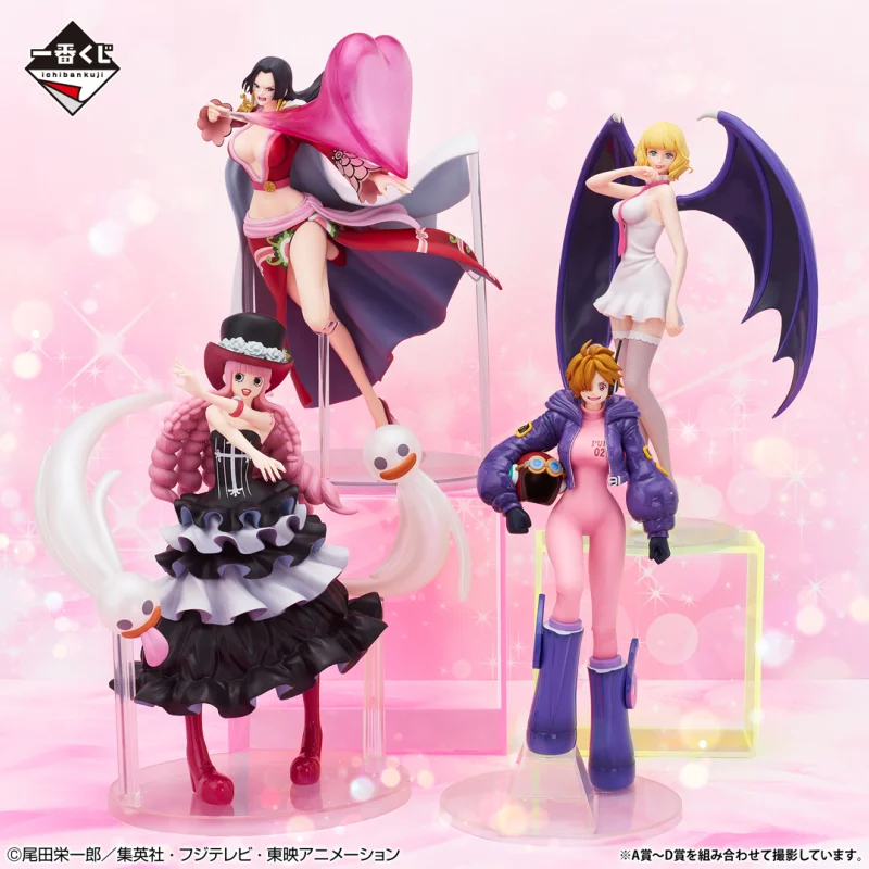 

New Original One Piece Premium Bandai Boa Hancock Perona‌ Stussy Lilith‌‌ Figure Models Pvc Statue For Children's Birthday Gifts