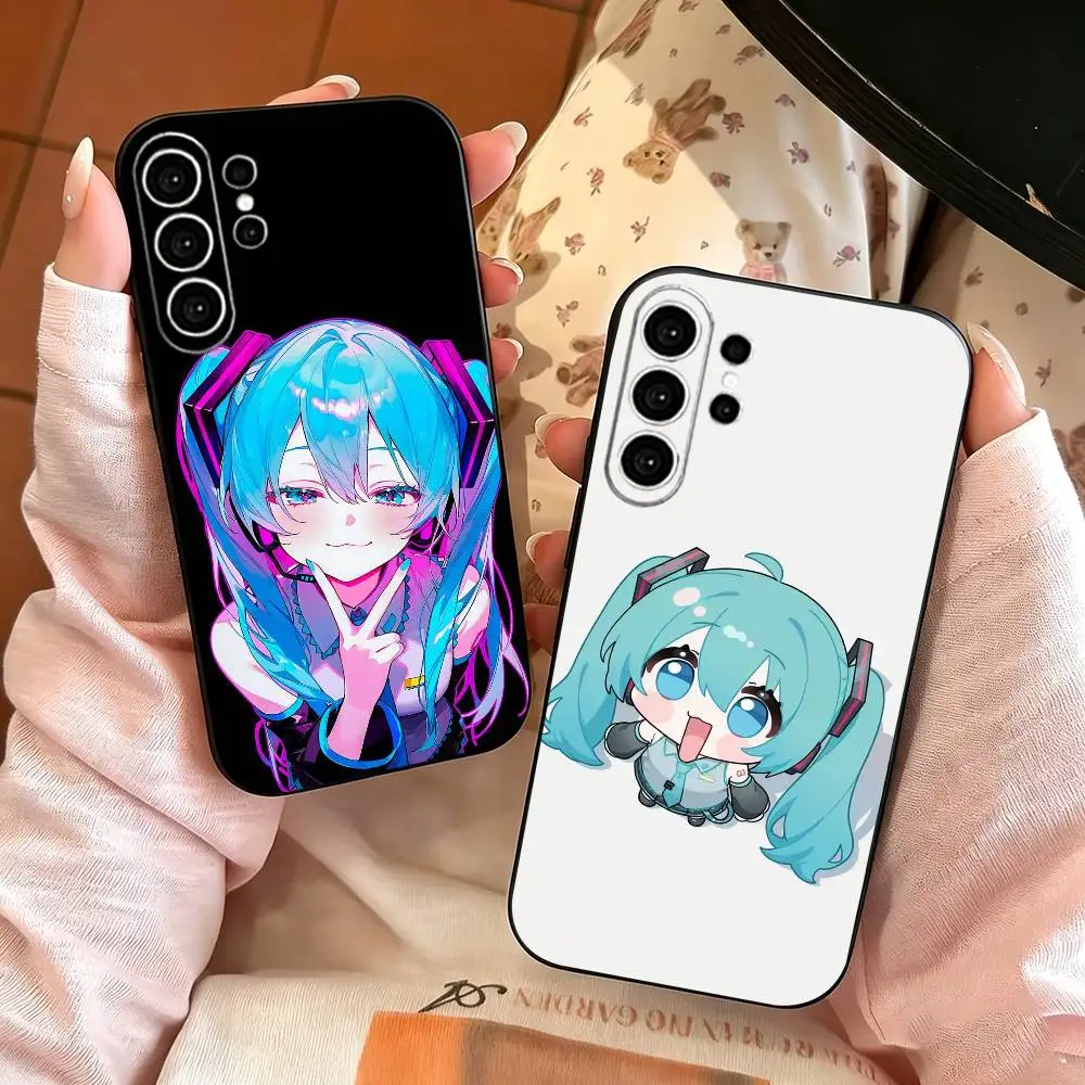 Anime Gift H-Hatsune M-Miku   Phone Case For Samsung S25,S24,S21,S22,S23,S30,Ultra,S20,Plus,Fe,Note,10,9,5G Black Cover