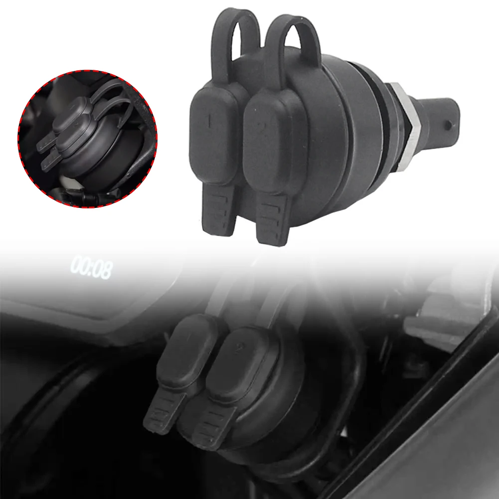 

Dual USB Ports USB Charging Socket Built-in Fuse Protection Power Output 5V 3300mA Dual Usb Charging Port For Bike