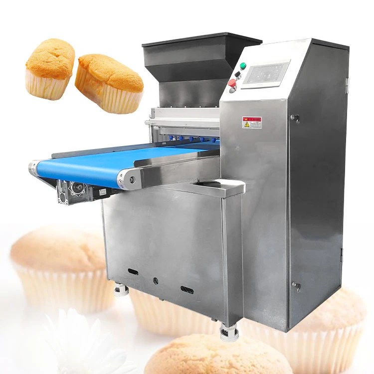 Pequeno Depositante De Produção De Muffin Automático Faça A Máquina, Equipamento De Cozimento, Copa Esponja Bolo Batter Fill