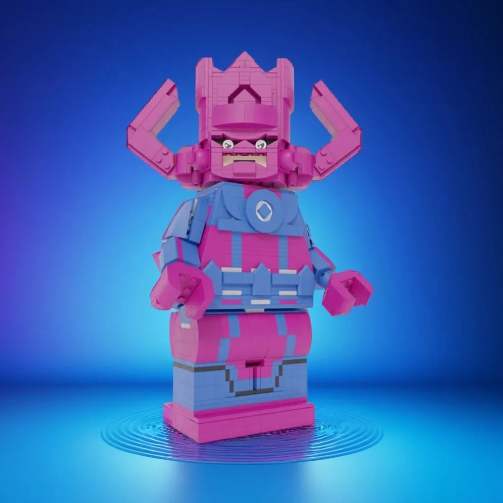 

1077pcs MOC Super Heroes Galactuses Buildable Figure Marveler Cosmic Character Design DIY Building Blocks Birthday Toys Gift