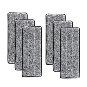 3-20 Pces Mikrofaser-Mop-Kissen-Kissen-Ersatz Mikrofaser-Sprüh-Sprüh-Mop-Staub Mopp Mop-Kopfreinigungskissen graue Farbe 12 Hauptverkäufe Mopa Vileda Spray - №12