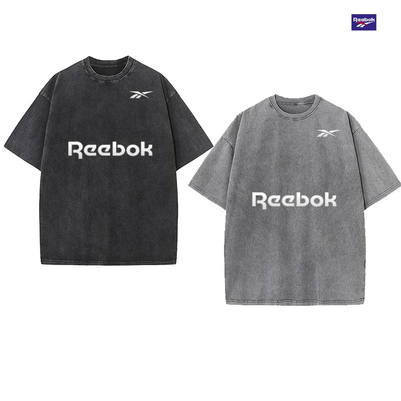 Camiseta Deportiva de Verano Reebok 2026 para Hombre, con Estilo Retro Y2K, en Talla Europea Estándar y Corte Holgado