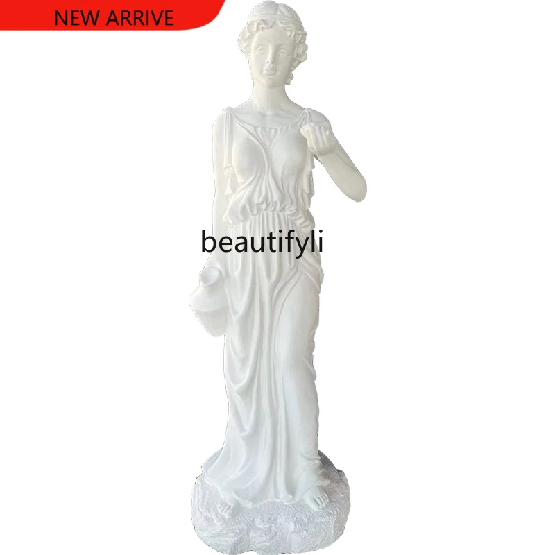 X Wine God Plaster Statue Full Body Park Decoration Sculpture Art Decoration Wedding Shop Decoration Large Full Body Statue