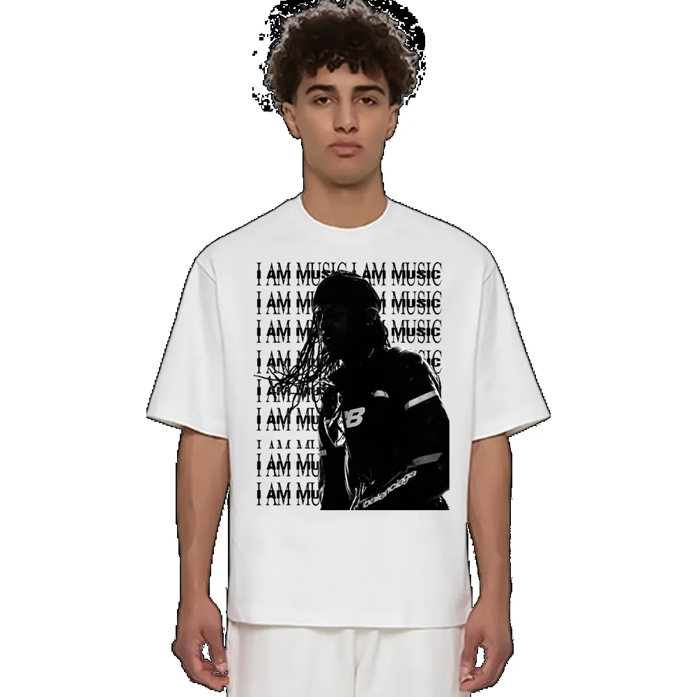 

Men's Short-sleeved T-hirts Y2K TEE Playboi Carti V8 Rapper Street Tee, A Loose, Oversized Top in The Style of Western Hip-hop