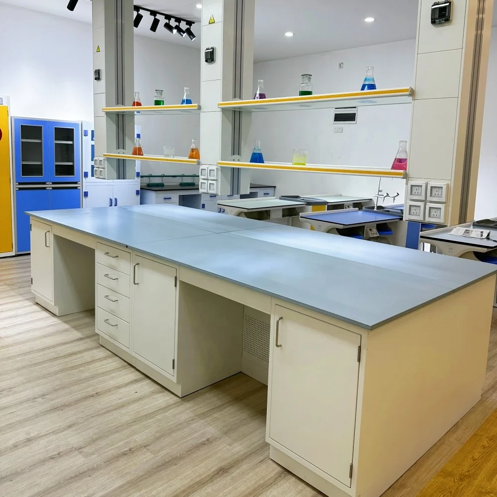 Modern Design Workstation Furniture Laboratory Desk Physics Lab Furniture Laboratory Bench Table