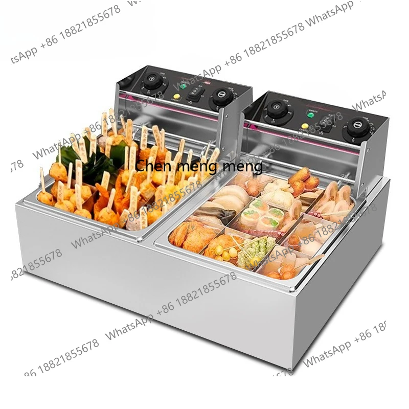 

Oden Cooker Electric Noodle Cooking Stove Convenience Store Snack Food Truck Commercial, Multifunctional