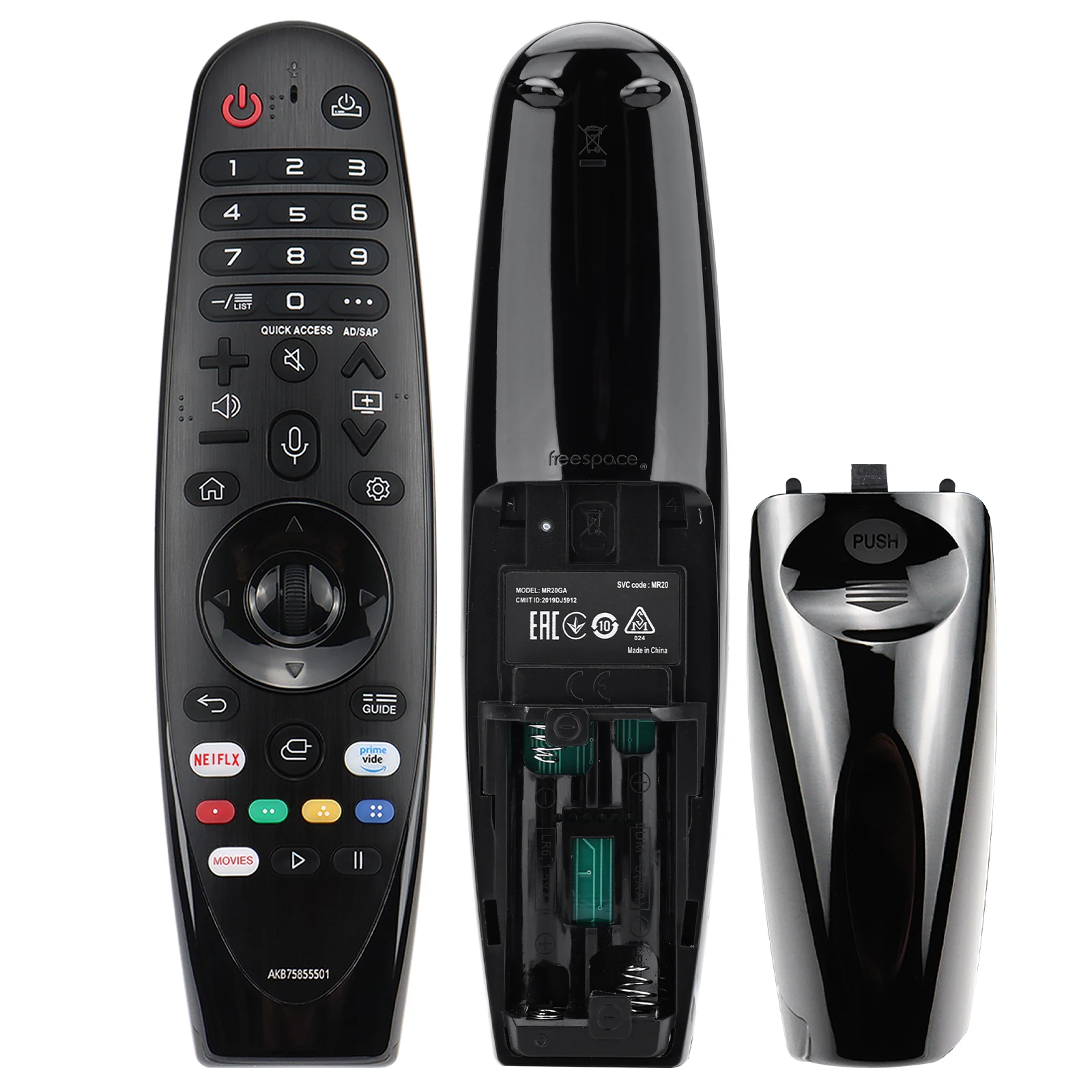 جهاز التحكم عن بعد الصوتي السحري AKB 7585501   جهاز تحكم عن بعد عالمي يحل محل وظيفة مؤشر التلفزيون الذكي AN-MR20GA MR19BAMR18BA MR650A #3