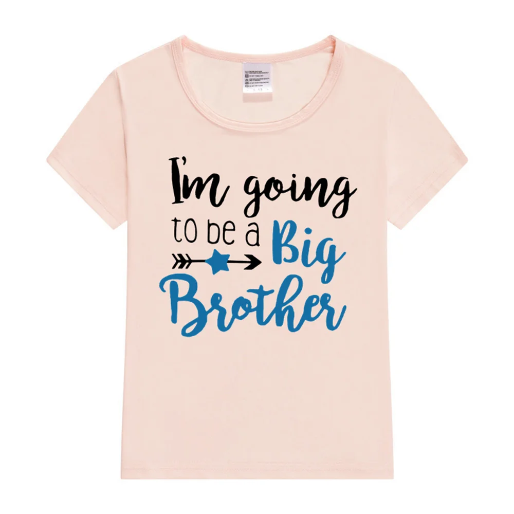 Boys Clothes I\'m Going To Be A Big Brother Birth & Pregnancy Announcement T-Shirt For Boys Baby Son Family Look T-Shirts