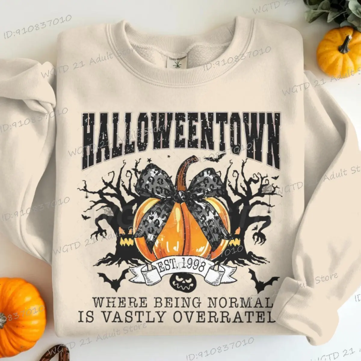 2025 zucca di halloween Coquette arco Abbigliamento da donna vintage spooky Stagione pullover Girocollo Donna Halloween Felpa regali