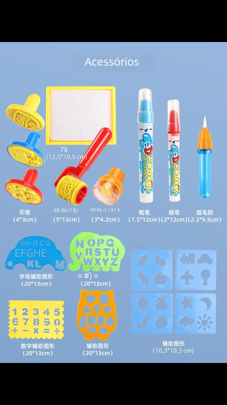 Magic Water Canvas Coloring Doodle, Reusable Magic Pens, Montessori Painting Board, Educational Toys