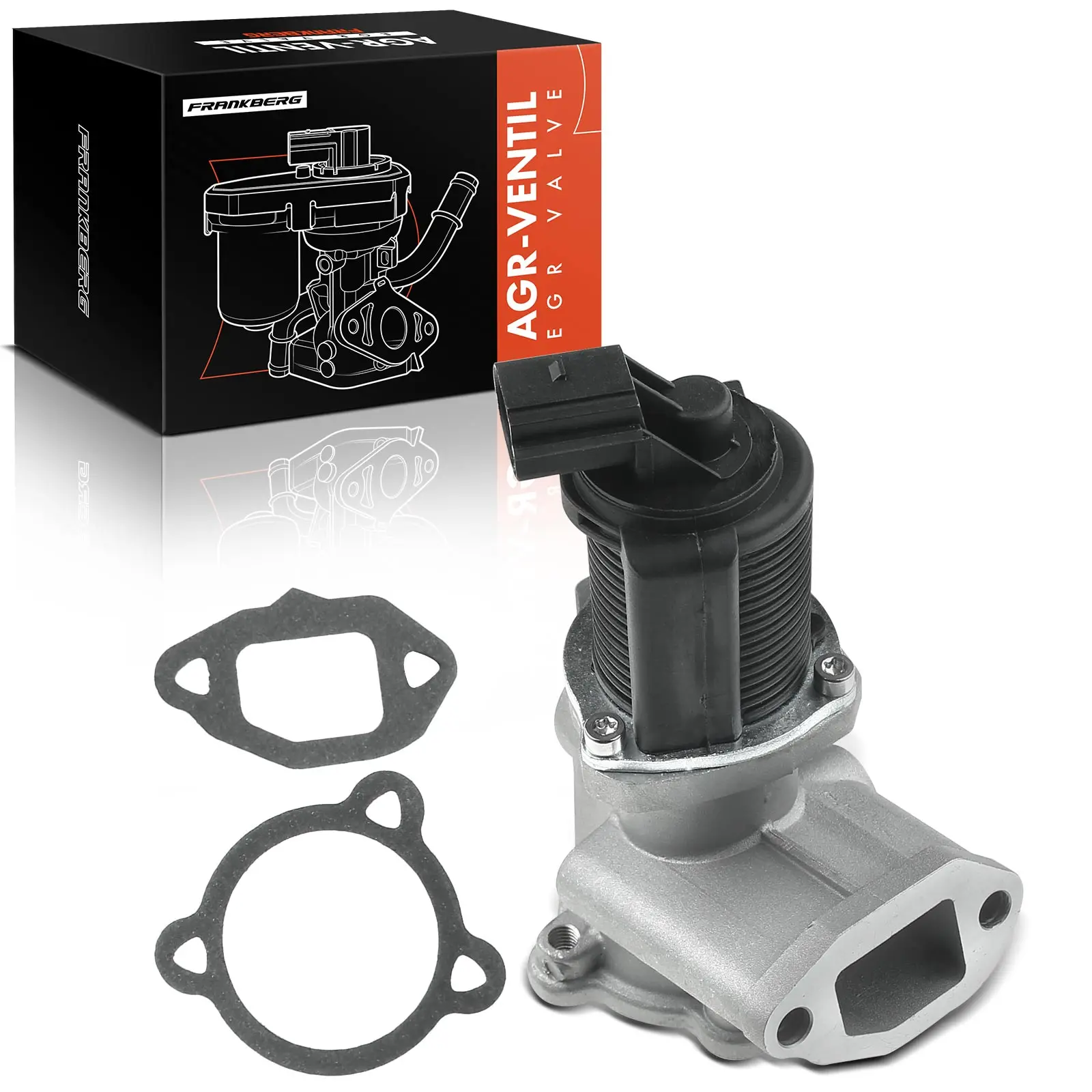 Frankberg 1x AGR Klep Uitlaatgasrecirculatieklep voor Fiat 500 Doblo MPV Box/MPV Grande Punto Idea Panda Opel Suzuki 55201144