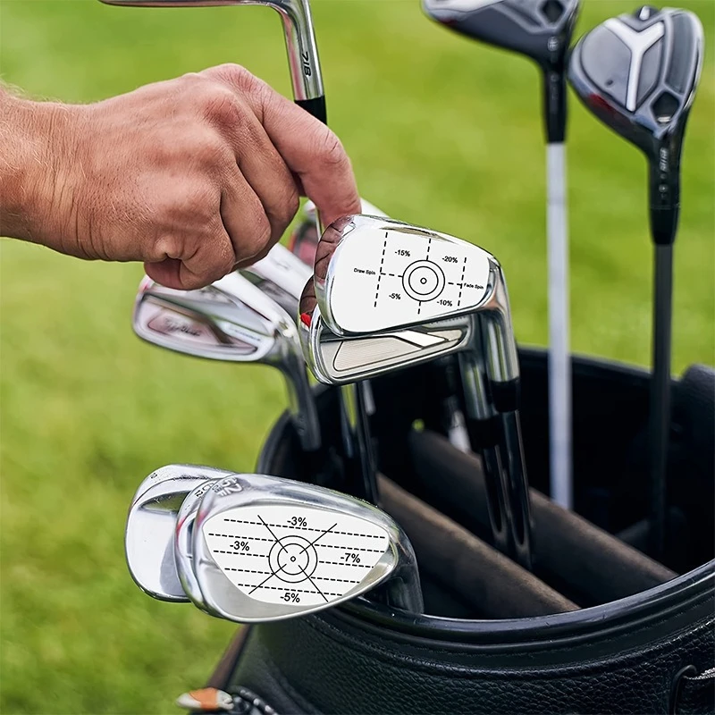 10/50PCS Golf Club Training Aid Impact Stickers for Shot Recording, Suitable for Irons, Hit Tracking and Swing Practice Stickers