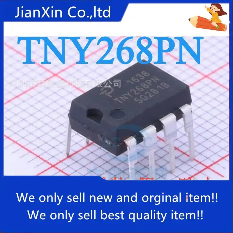 20Pcs 100% ต้นฉบับใหม่ TNY268PN TNY268 Power Management DIP7