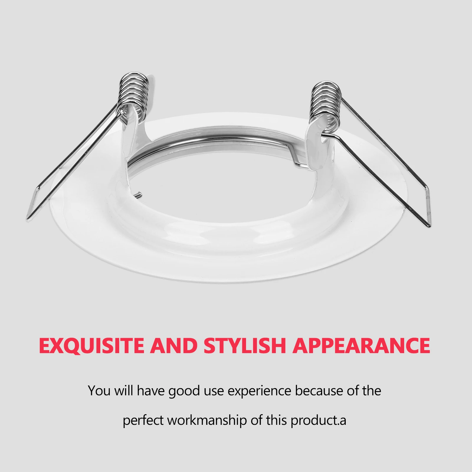 

2pcs Lighting Gu10 Recessed Cover Metal Baffle Trim Ring Trim For Recessed Lights Decorative Light Cover For Kitchen