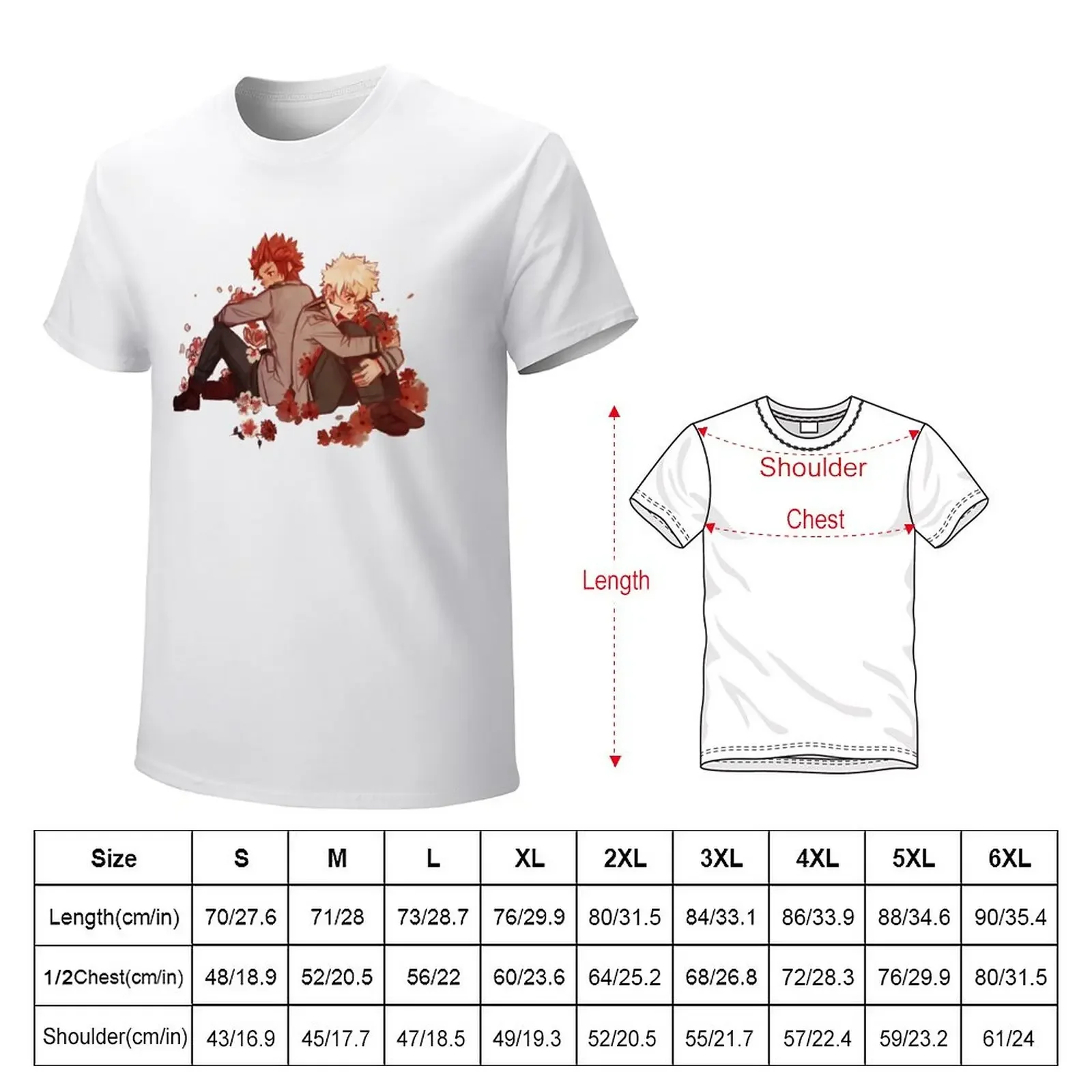 Hanahaki T-Shirt anime sports fans t shirts for men pack