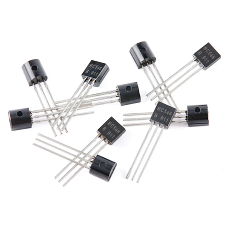 20Pcs Transistor BC548 BC548B Npn Low Power Transistor To-92 Rechte Plug