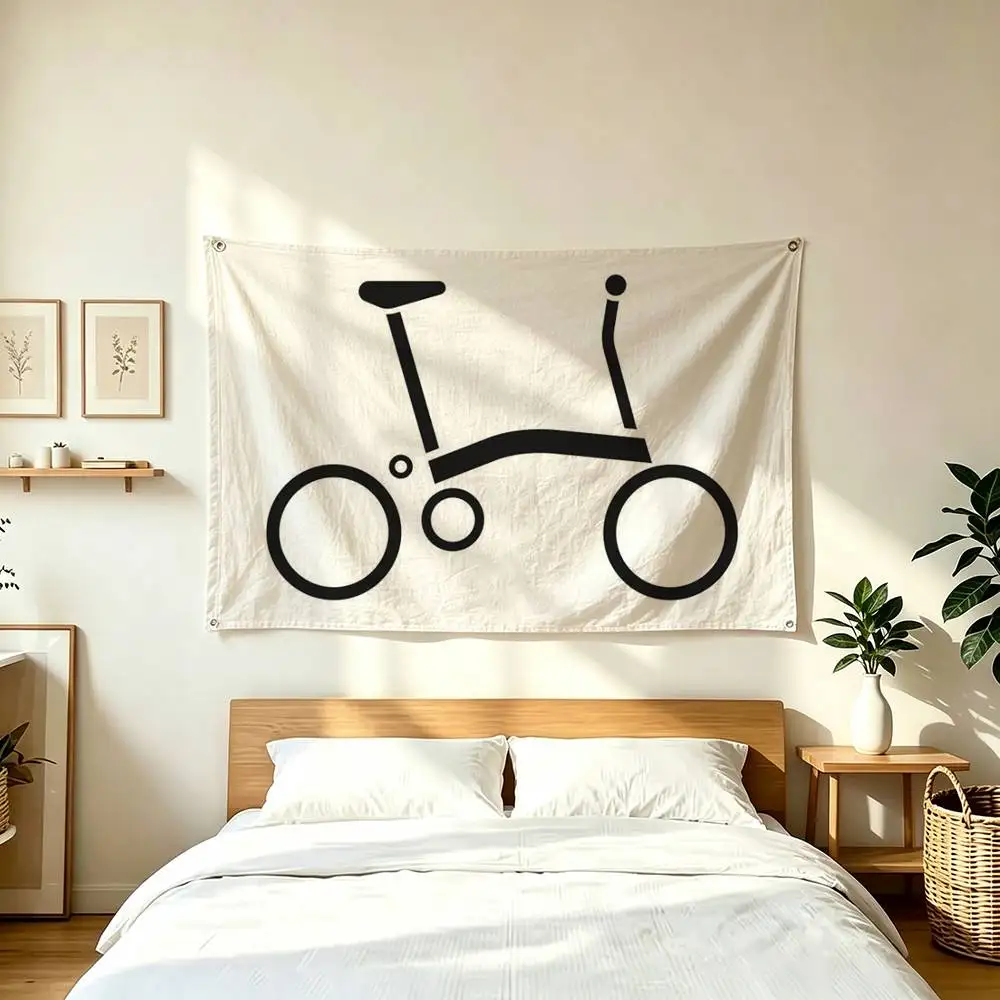 B-Brompton L-LOGO  Flag Suitable For Party Club Outdoor Interior Wall Decoration Banner Fans Gift