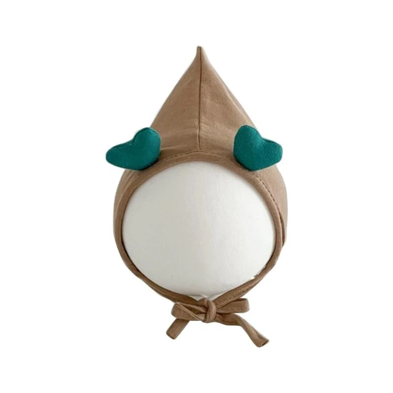 

J15U Детские шапочки, шляпа, ветрозащитный капот, модная шапочка для плода, декор в виде сердца с любовью