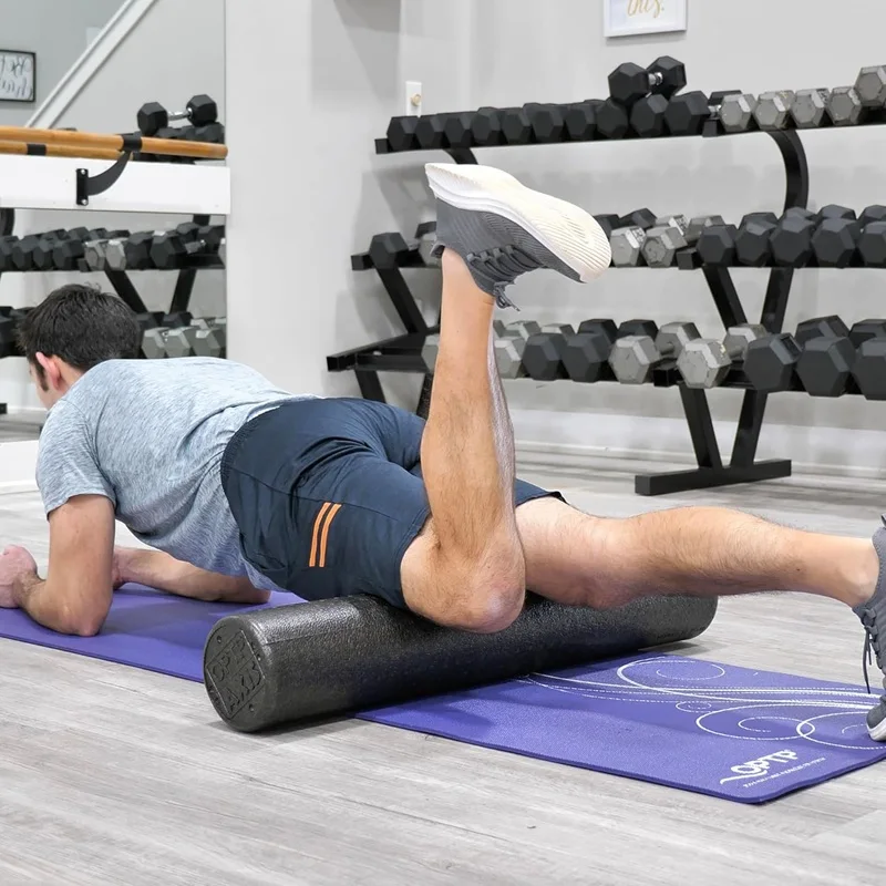 Yoga-Schaumstoffrolle Fitness EPP Hochdichte Yoga-Säule Pilates-Schaumstoffrolle Übungs-Rückenmassagerolle Heimfitness-Ausrüstung – Detail 7