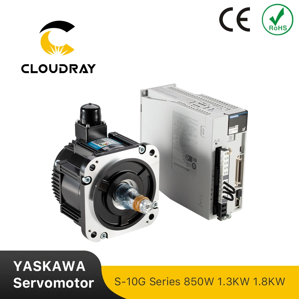 Ultrarayc Japan YASKAWA Servo Motor & Driver SGMXG Series 850W 1.3KW 1.8KW for Fiber Cutiing XY Axis CNC Machine