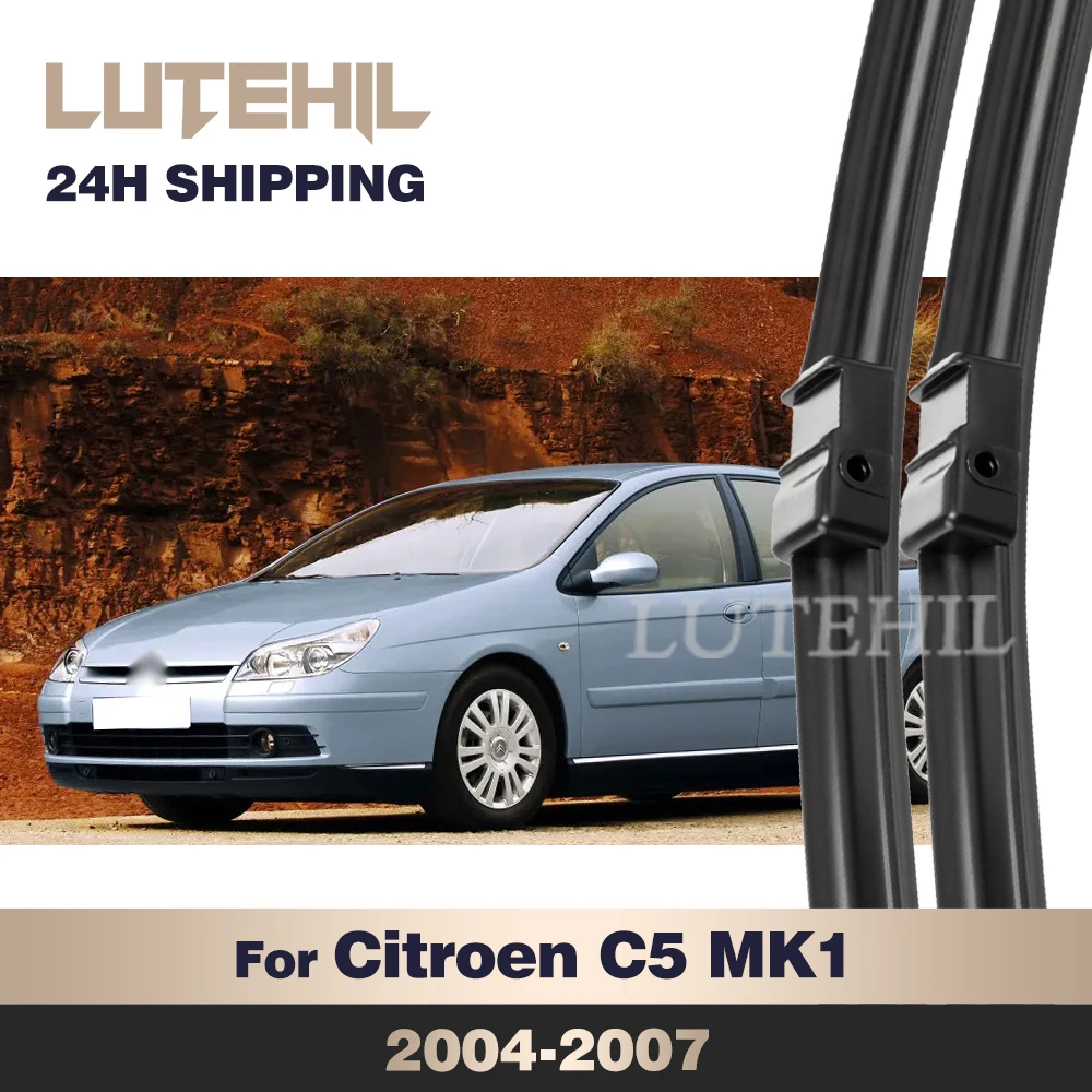 

Wiper Front Wiper Blades For Citroen C5 MK1 2004 2005 2006 2007 Windshield Windscreen Front Window 26"+19"