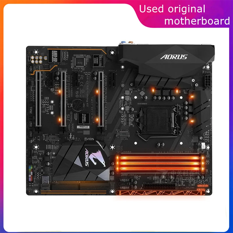 Utilisé LGA 1151 Pour Intel Z270 GA-Z270X-Gaming AORUS Z270X-Gaming K5 Ordinateur USB3.0 SATA3 Carte Mère DDR4 64G Bureau Carte Mère