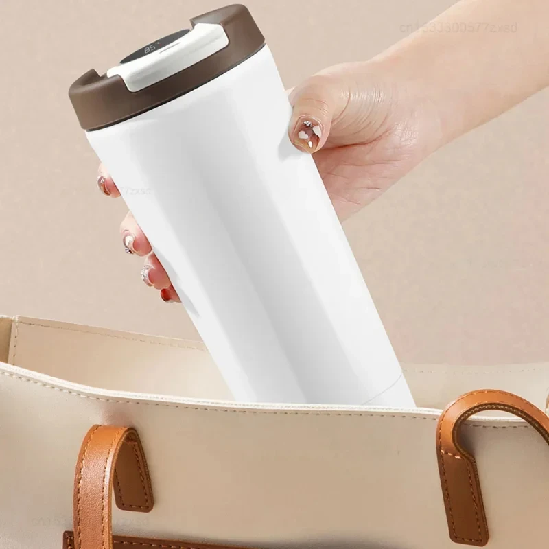Xiaomi copo de aquecimento elétrico com display digital inteligente C2PRO 350ml grande capacidade para acampamento doméstico copo de aço inoxidável 316