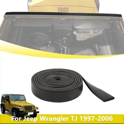 Car Roof Edge Rubber Seal Strip for Jeep Wrangler TJ 1997-2006 Convertible Top Adhesives Cushion Waterproof Exterior Accessories