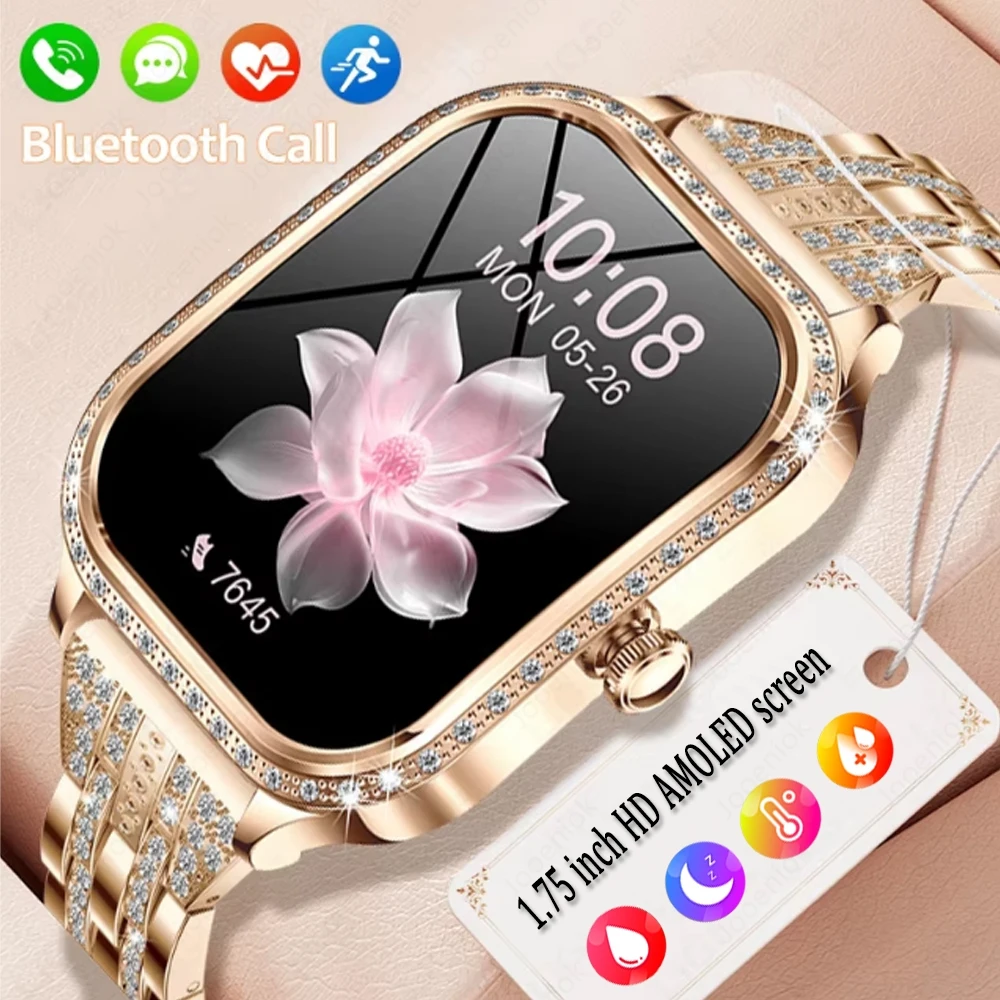 

2025 Новый для Huawei FIT3 Smartwatch Дамы HD Экран Heart Rate Спорт Фитнес IP68 Водонепроницаемый BT Звонок Smartwatch Дамы Подарок