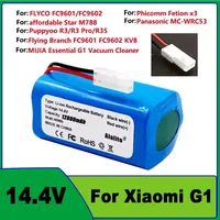 14.4V  Li ion battery 12800mAh is suitable for Xiaomi G1 MI robot vacuum mop. Necessary MJSTG1 robot vacuum cleaner accessories