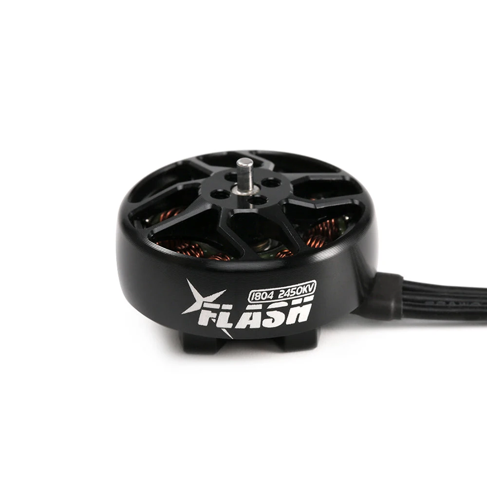 

FlyFishRc Flash 1804 2450KV 6S / 3500KV 4S Бесщеточный двигатель для фристайла Вал 1,5 мм для 3,5-дюймового радиоуправляемого дрона FPV Racing