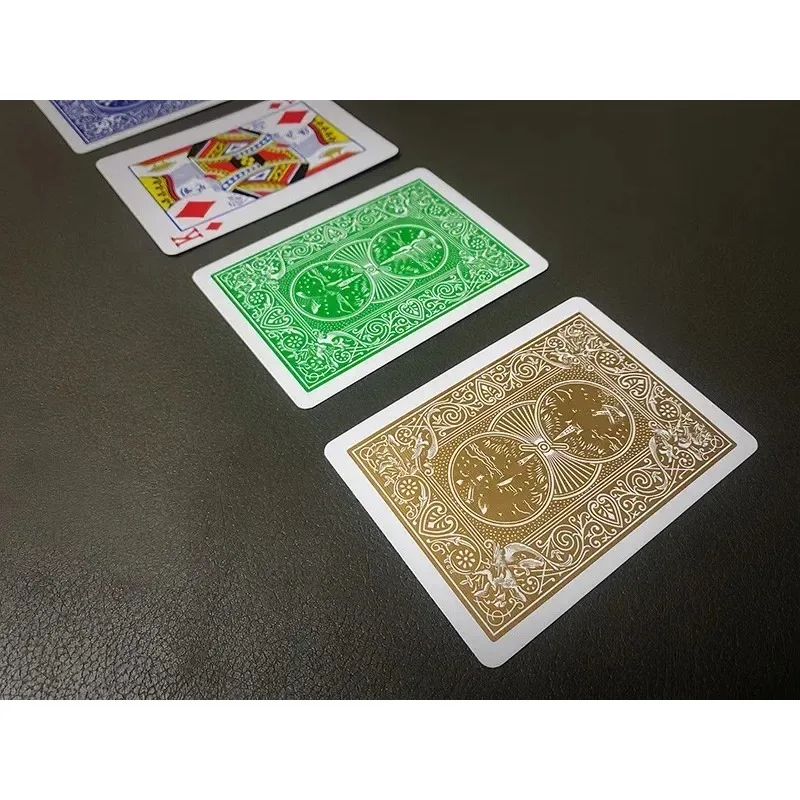 Fantasy Flip Autumn Tints Poker Magic Tricks Illusions Gimmicks Close up Magic Props Four Cards Change Color Magicians Street