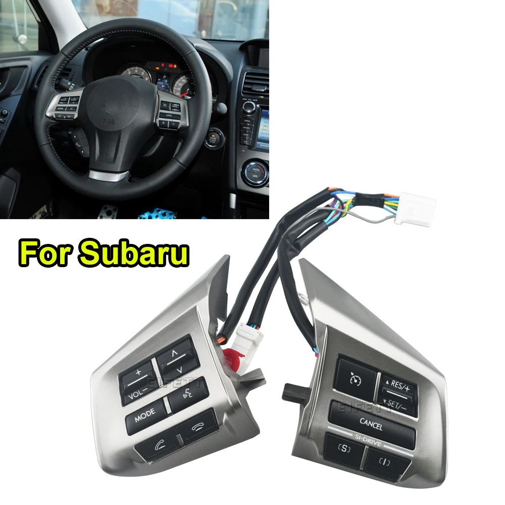 Multifunction Steering Wheel Cruise Control Buttons For Subaru XV Crosstrek Forest 2013-2014 Legacy Volume Button Switches