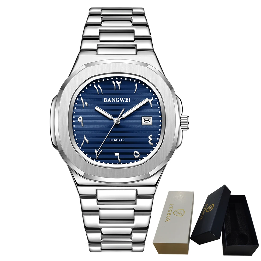 

LIGE новые роскошные мужские кварцевые часы светящиеся автоматические часы с датой мужские спортивные водонепроницаемые часы из нержавеющей стали для мужчин часы + коробка