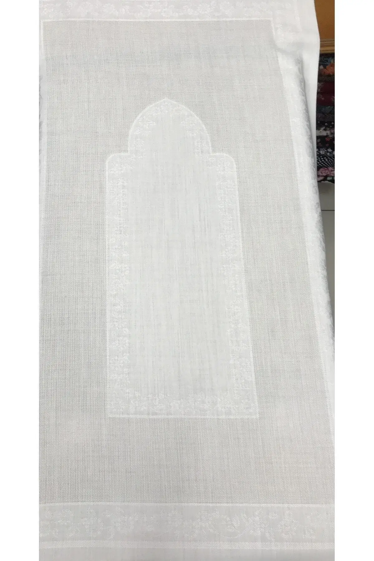 

DOLBOVI Akella embroidered smart Seccade cream Meditation Rug