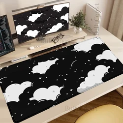 Cute Cloud Large Mouse Pad Blue Gaming Mousepad Gamer Keyboard Mouse Mat Carpet Anti-Slip Laptop rubber Table Desk Mat Mouse Pad