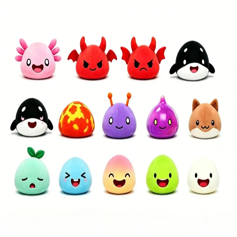 

2026 New Slime Doll Plush Toy Cute Game Character Plushie Soft Stuffed Decorative Doll Collectible Gift