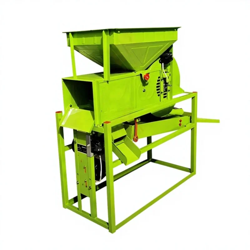 Birui Double-Layer Efficiency Rice Screening Machine Corn Maize Cereal Separating Sieving Cleaning Winnower High 0.15KW