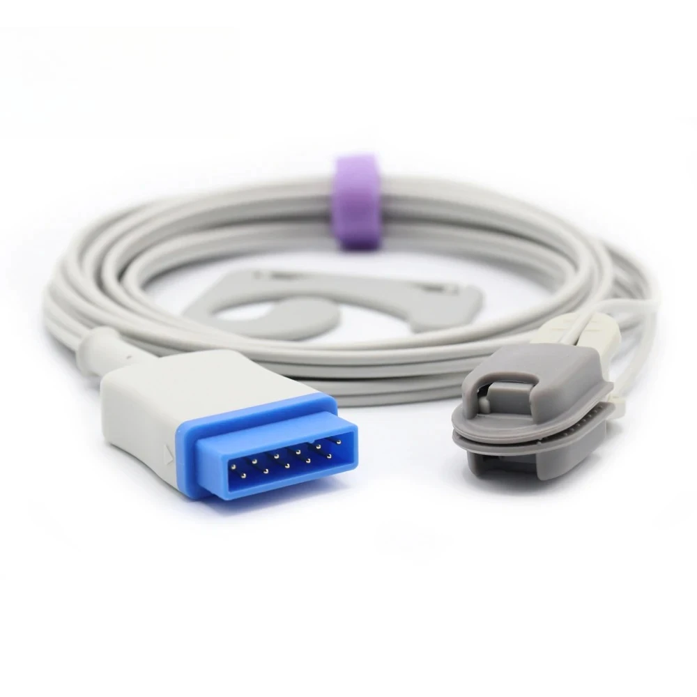 GE-Marquettes Dash 2000/3000/4000 Reusable Oxygen Saturations Sensor