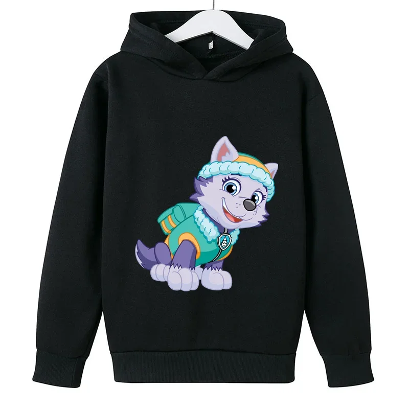 2024 Spring Kids Clothes Boys Girls Hoodies & Sweatshirts Long-sleeve Hoody Tops Girls PAW Patrol Clothings Sportwea