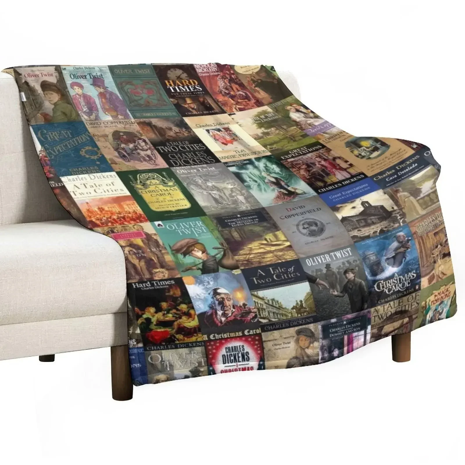 

Charles Dickens Throw Blanket Large for winter Blankets