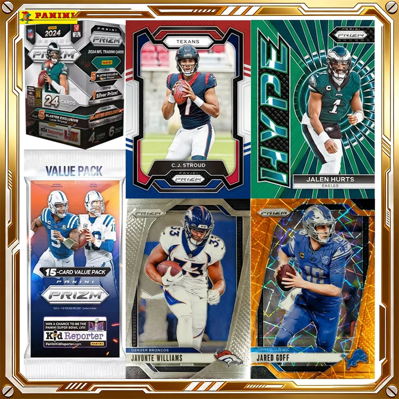 

2023-2024 Panini Prizm Football NFLCard Mystery Box Genuine Trading Cards Game Toys Holiday Birthday Gifts for Boys Girls
