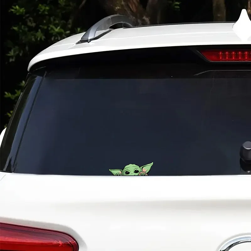 1 szt. Naklejka samochodowa - Naklejka z motywem kreskówkowym na korek wlewu paliwa i zderzak, do samochodów, ciężarówek, motocykli, ścian i laptopów